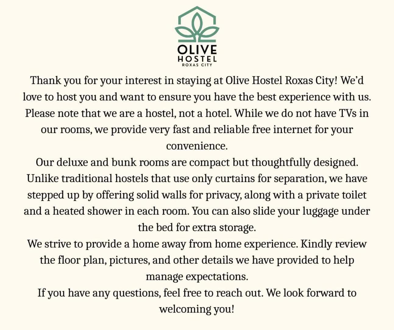 Olive Hostel Roxas City Kültér fotó